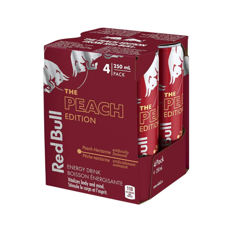 Red Bull The Peach Edition (4 pack) 250ml