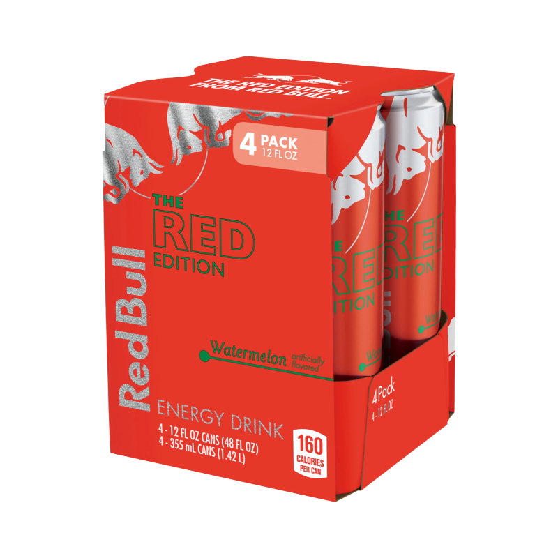 Red Bull The Red Edition (Watermelon) (4 Packs) 250ml