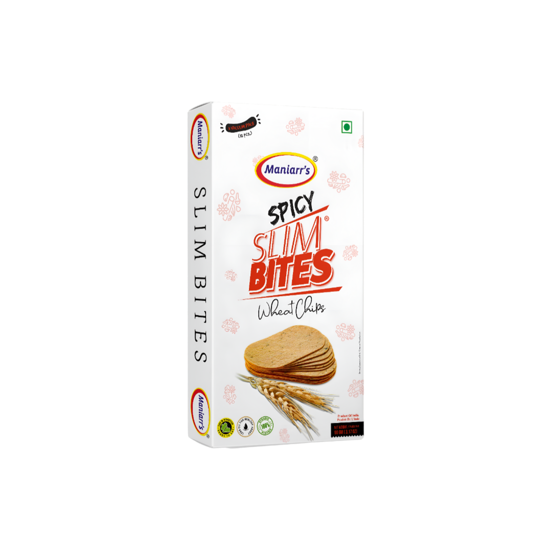 Maniarr's Slim Bites Wheat Chips Spicy 90g