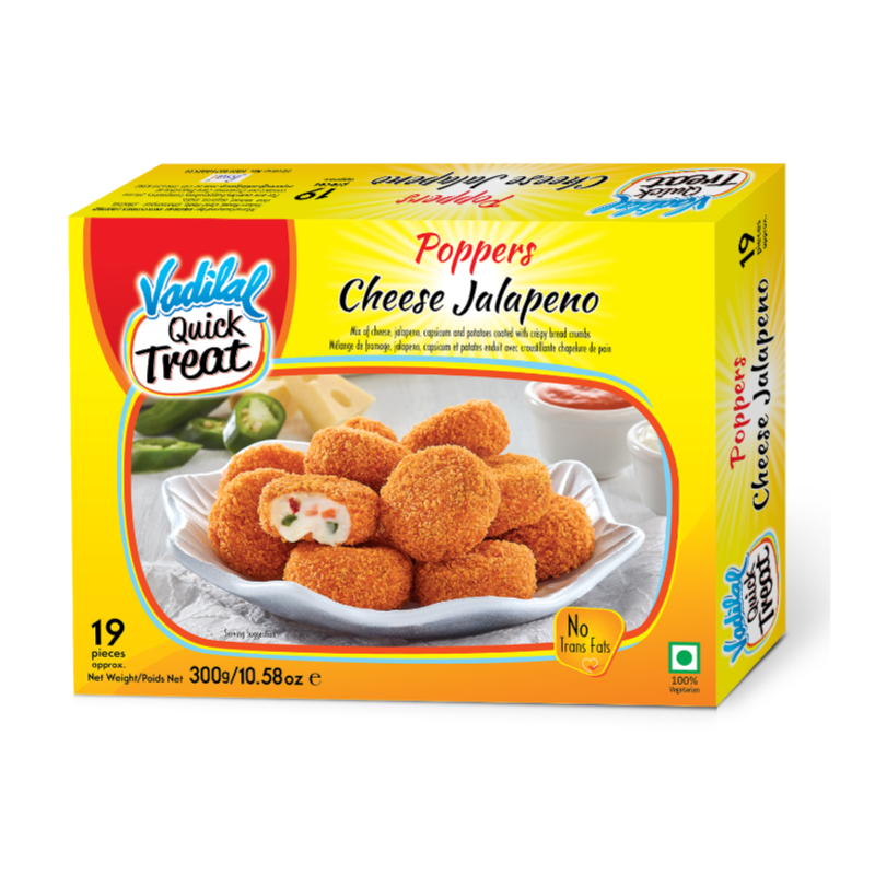 Vadilal Cheese Jalapeno Poppers 300g