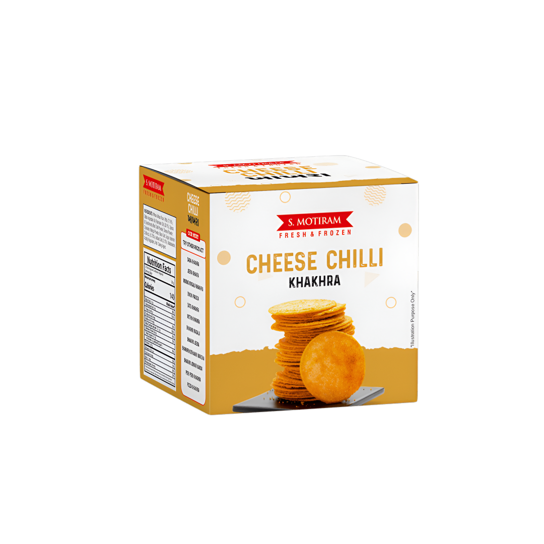 S Motiram Cheese Chilli Khakhra 50g