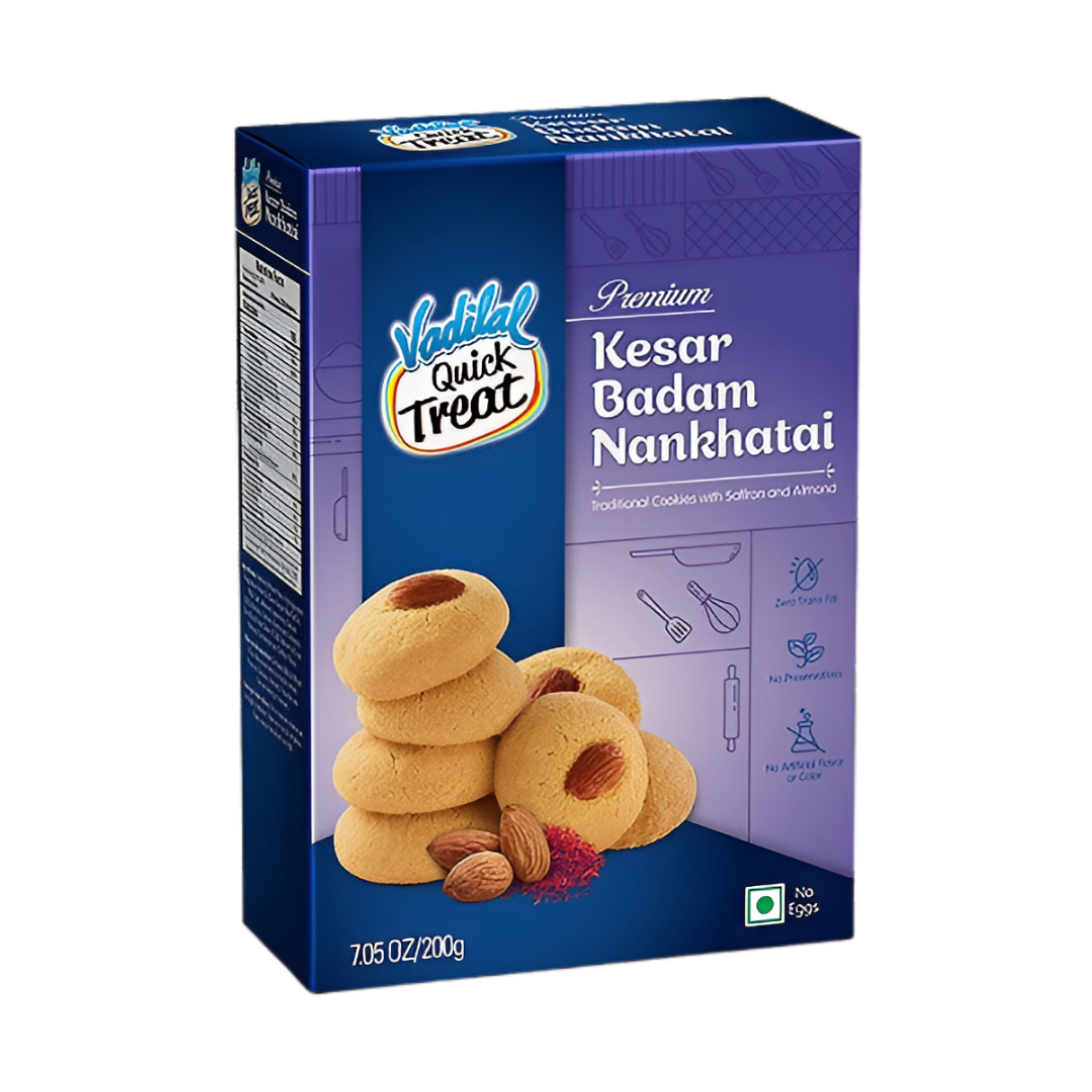 Vadilal Kesar Badam Nankhatai 200g