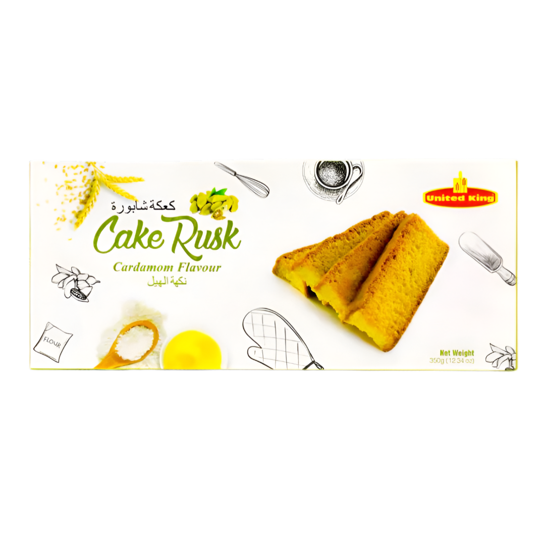 United King Cardomom Cake Rusk 350g