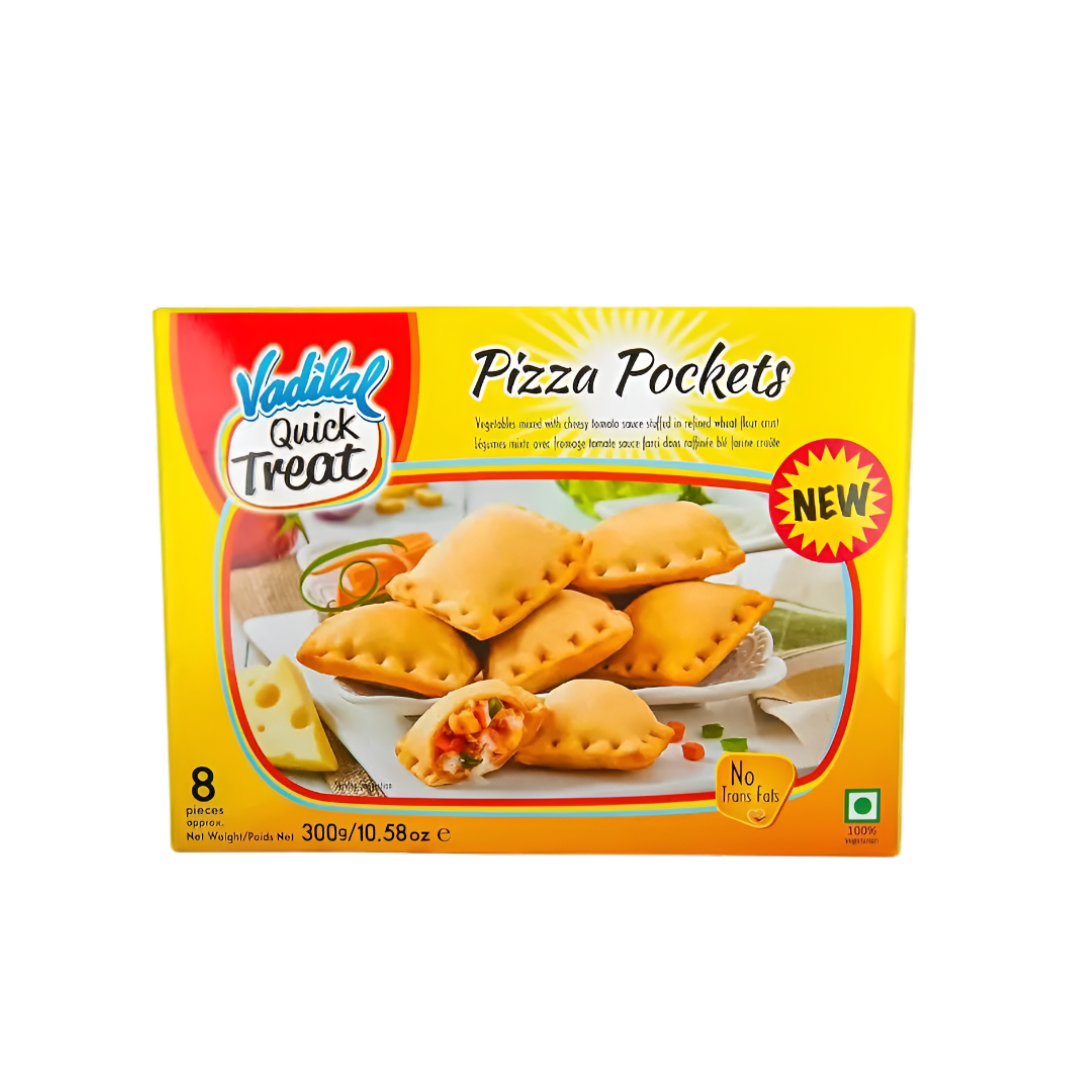 Vadilal Pizza Pockets 300g
