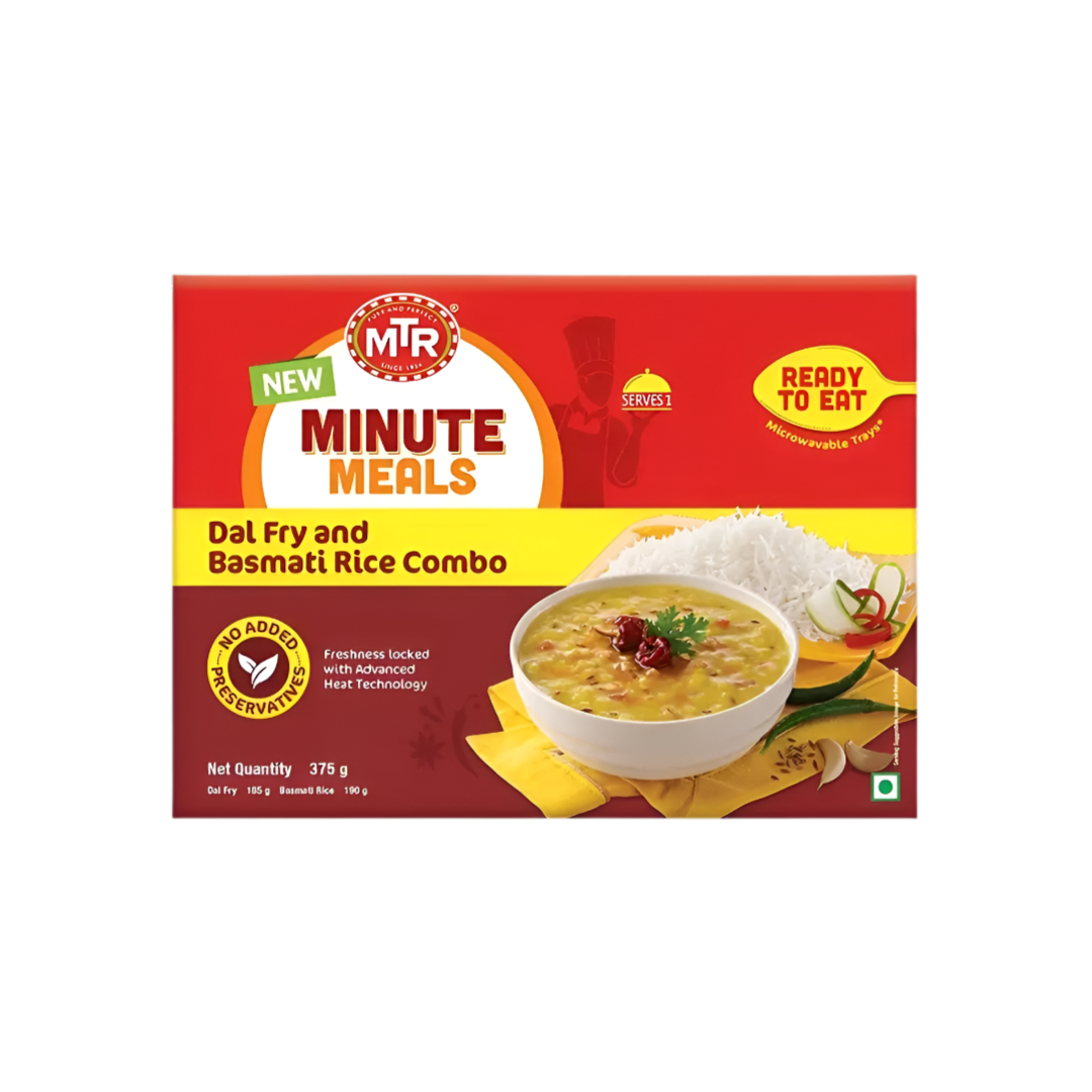 MTR Dal Fry and Basmati Rice 375g