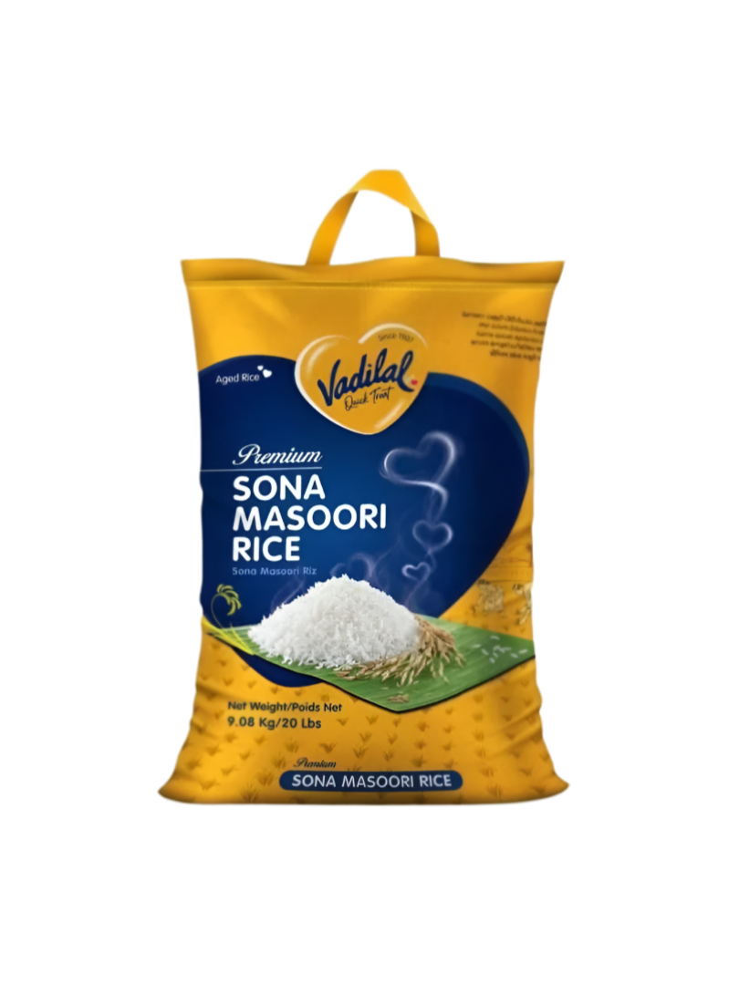 Vadilal Sona Masoori Rice 20lb