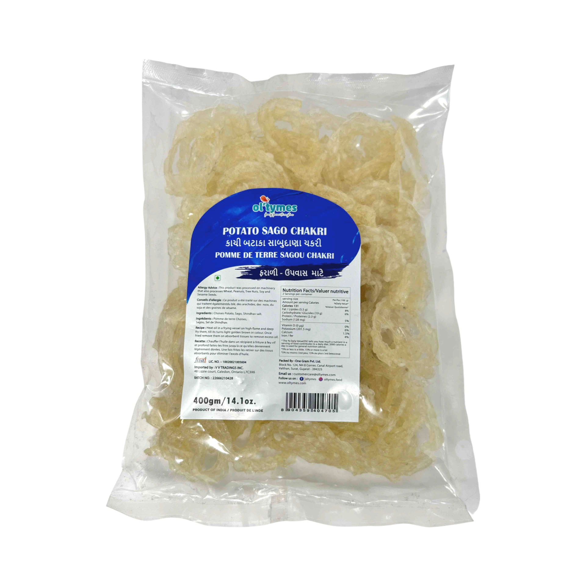 Ol'Tymes Potato Sago Chakri