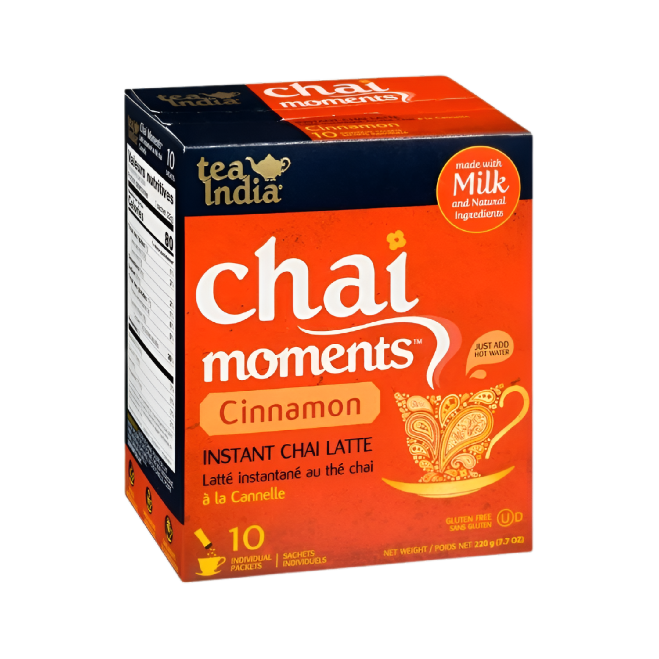 Tea india Cinnamon Instant Chai (10 sachets) 233g