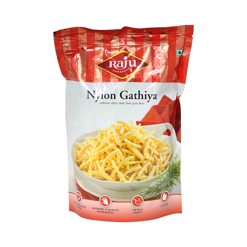 Raju Namkeen Nylon Gathiya 400g