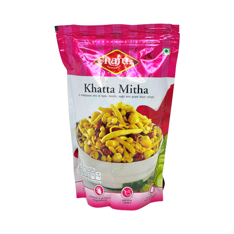 Raju Namkeen Khatta Mitha 400g