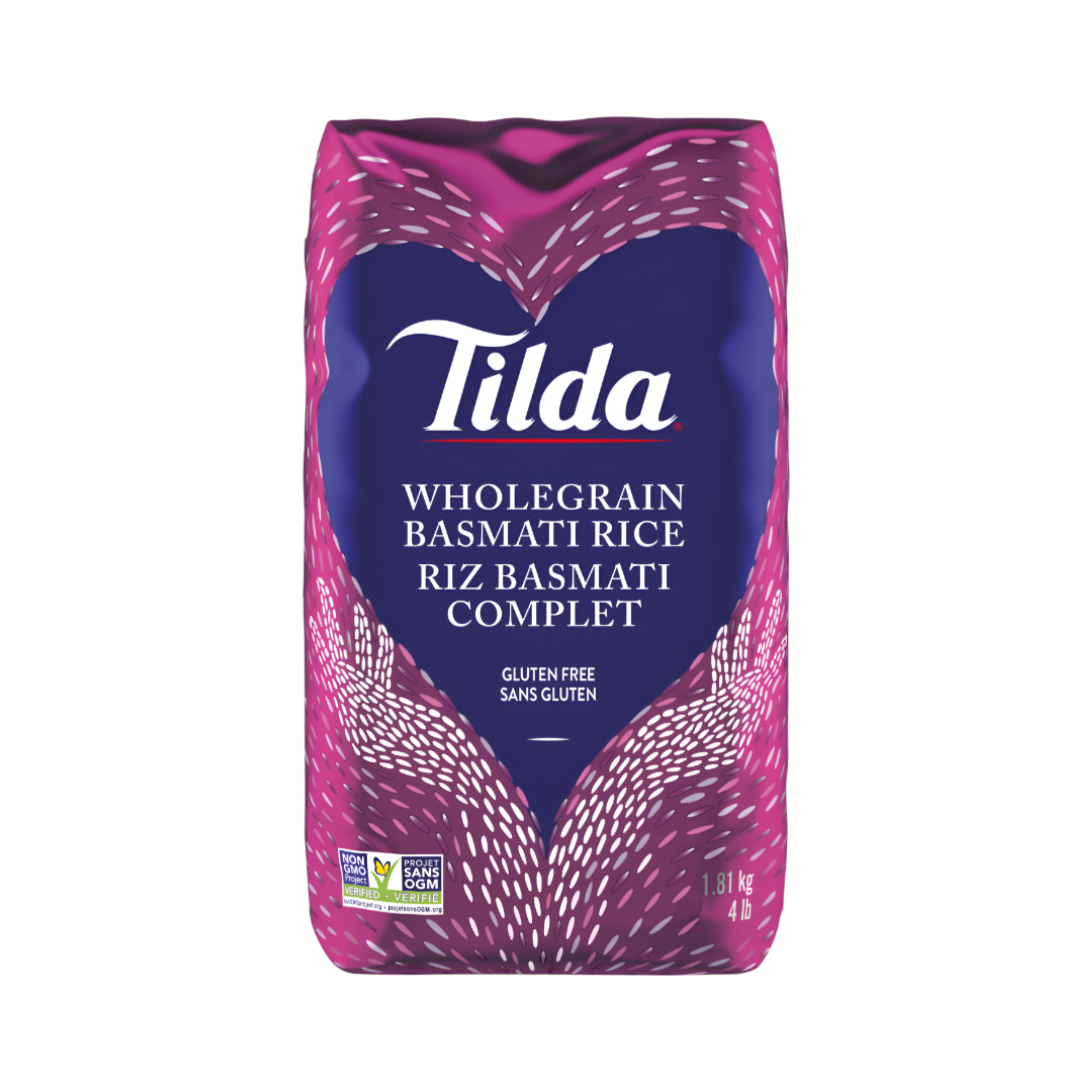 Tilda Wholegrain Brown Basmati Rice 4Lb