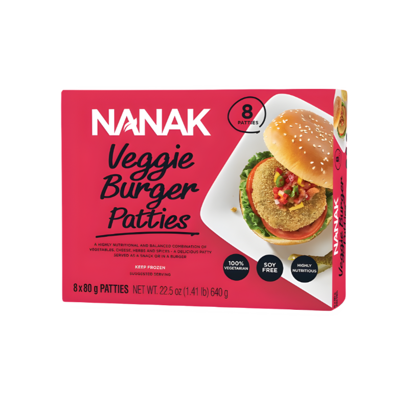 Nanak Veggie Burger Patty 640g