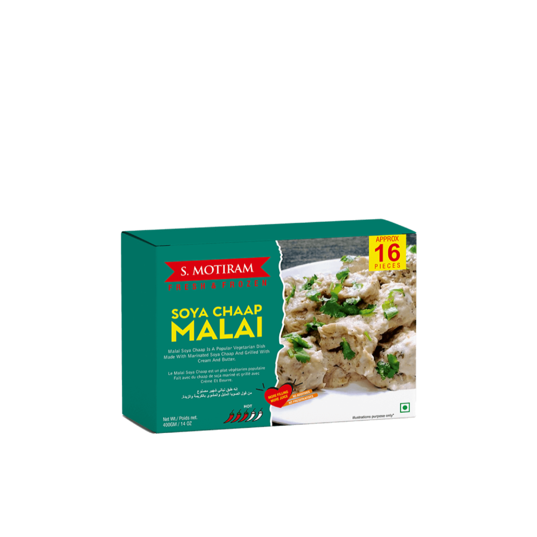 S Motiram Malai Soya Chaap 400g