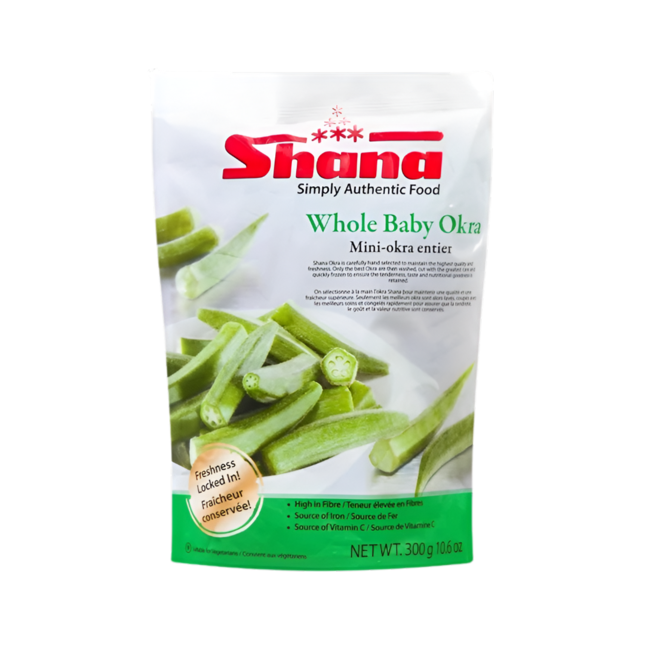 Shana Whole Baby Okra 300g