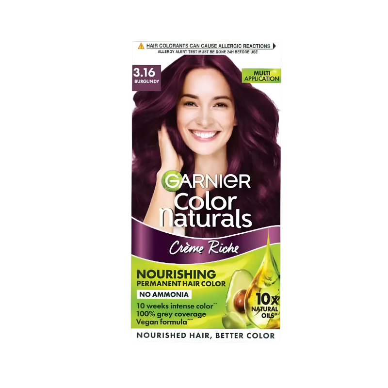 Garnier Color Naturals Creme Hair Color - 3.16 Burgundy