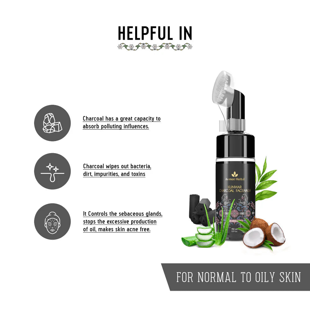 Avime herbal Kunwar Charcoal Facewash