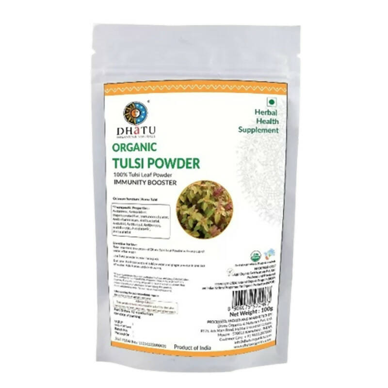 Dhatu Organics & Naturals Tulsi Leaf Powder