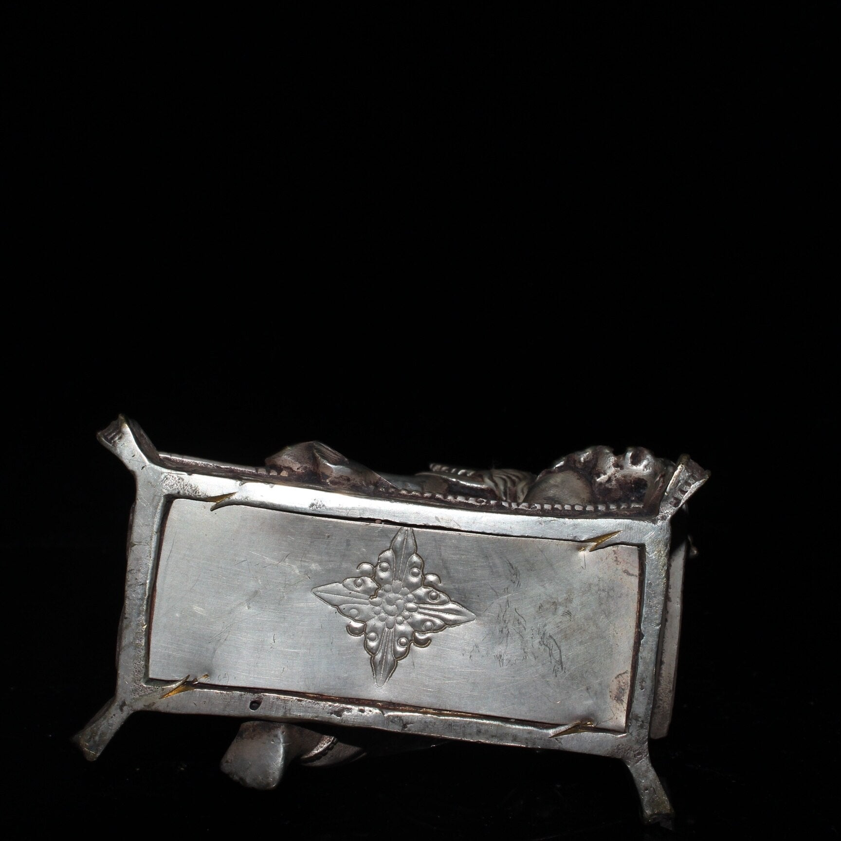 Tibetan Ganesh God of Wealth Statue - Metal