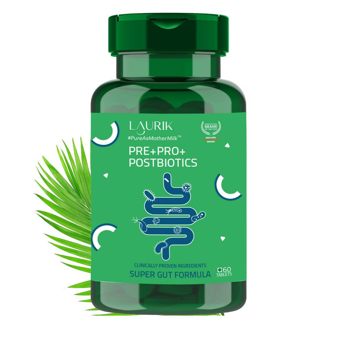 Laurik Pre+Post+Probiotics Dietary Supplement Tablets