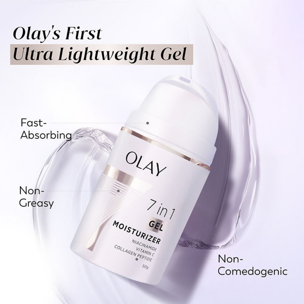 Olay 7in1 Gel Moisturizer with Niacinamide, Vitamin C, Collagen Peptide
