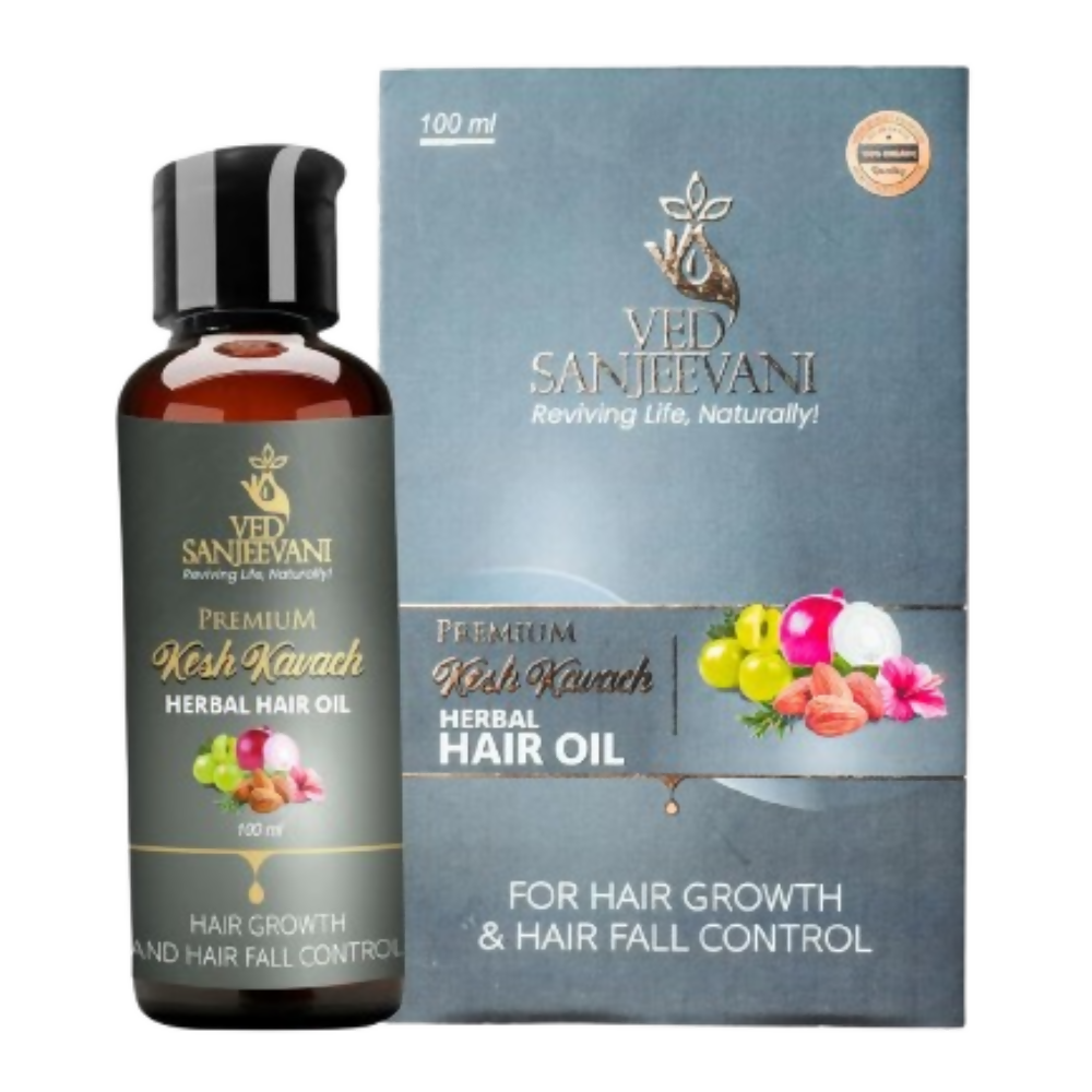 Ved Sanjeevani Kesh Kavach Herbal Hair Oil