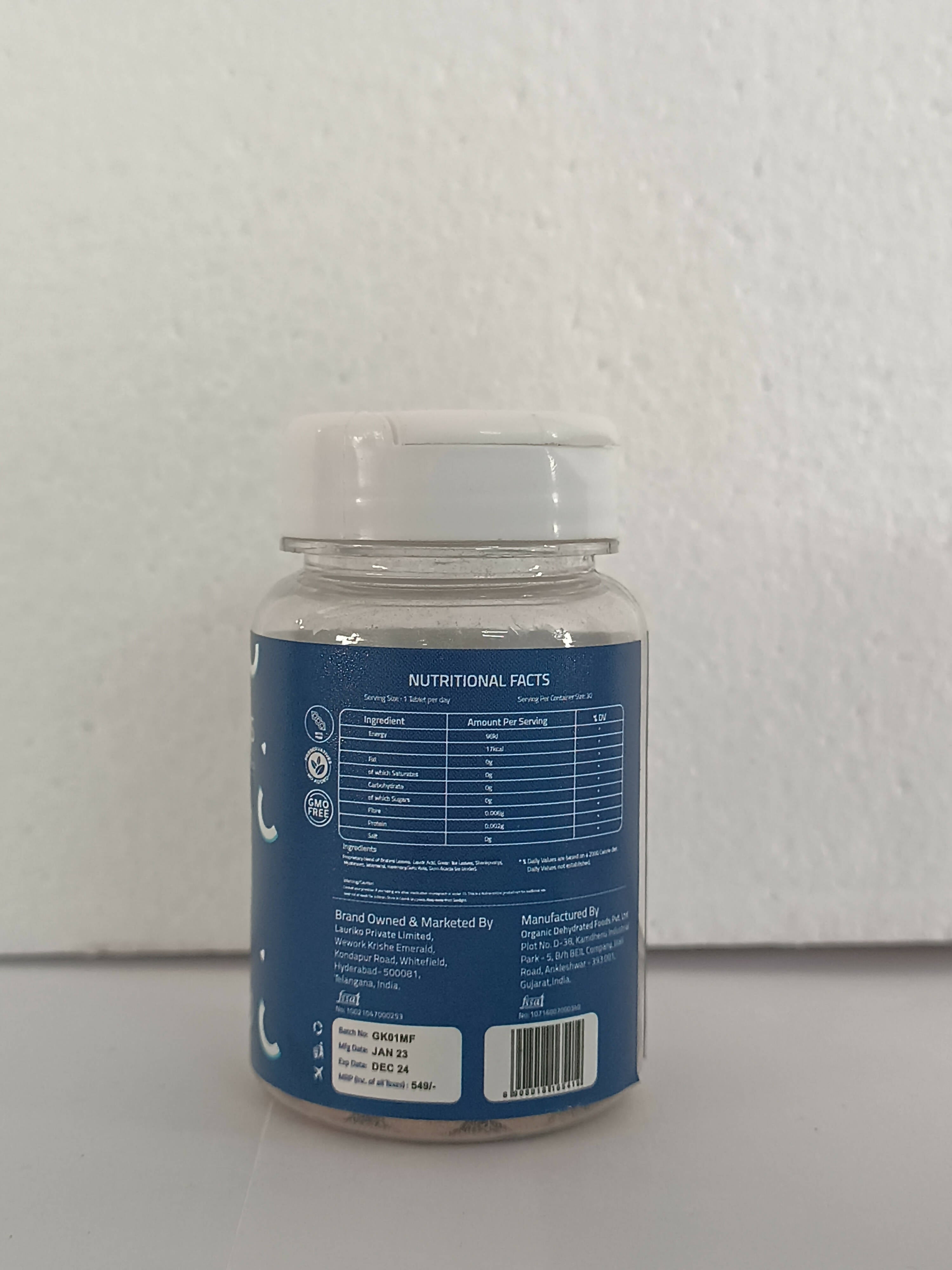 Laurik Good Mind Focus Tablets | Non-Habit Forming Brain Support Supplements For Mind Wellness And Alertness
