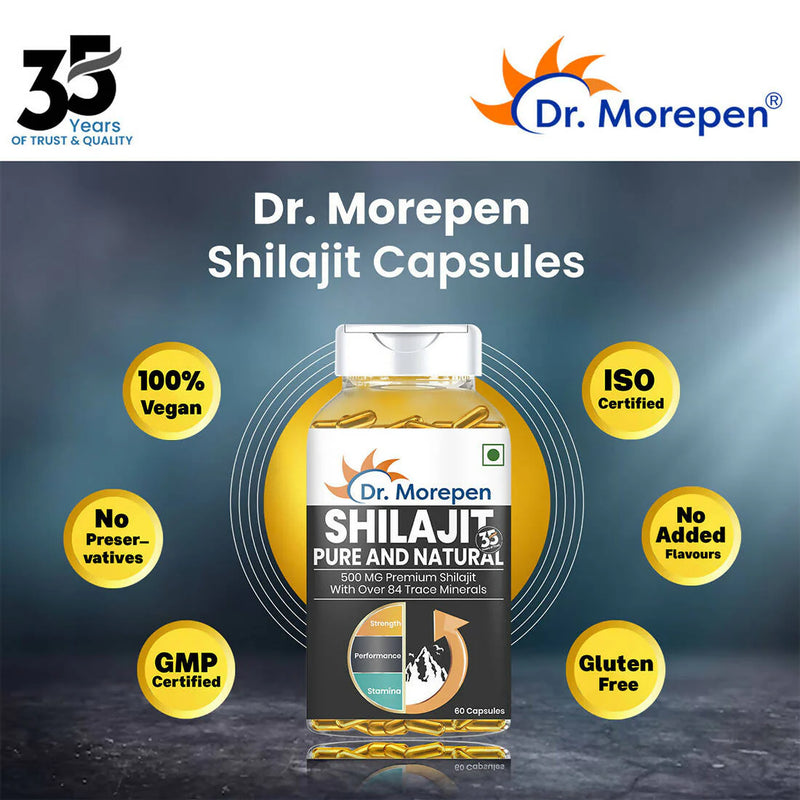 Dr. Morepen Natural & Pure SJ Resin and SJ Capsules Combo -combo