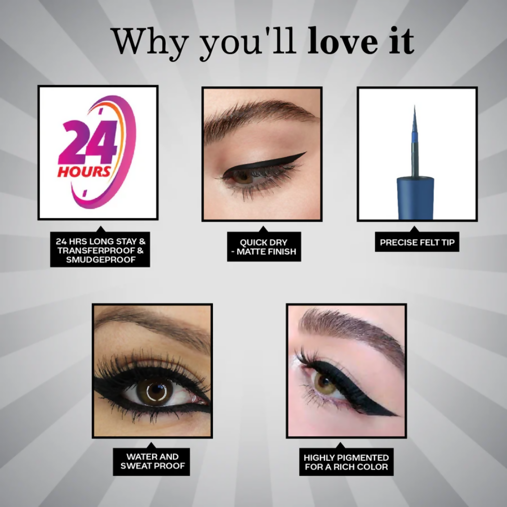 Faces Canada Ultime Pro Matte Play Eyeliner - Black