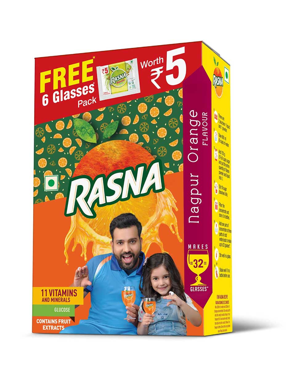 Rasna nagpur orange 30gm