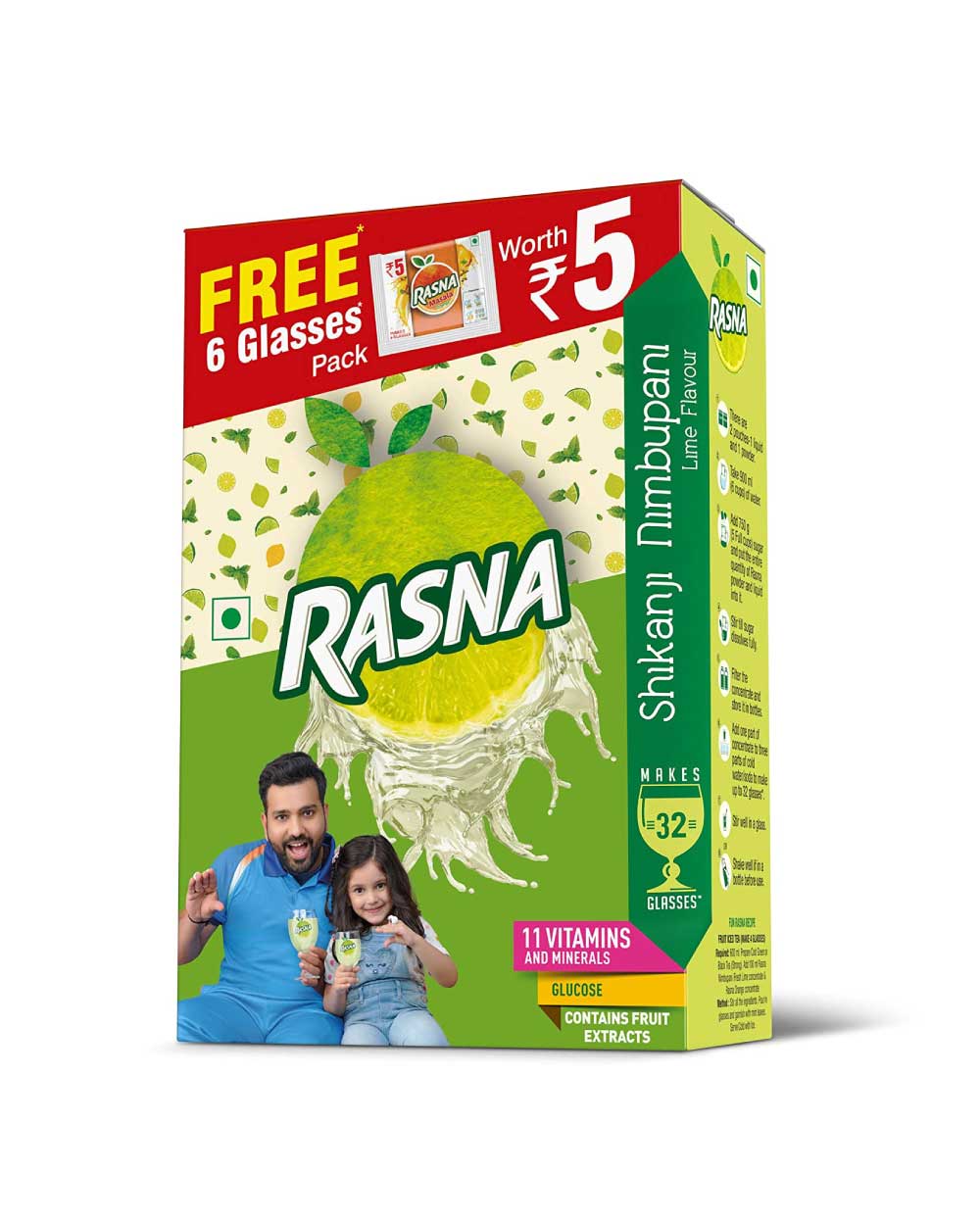 Rasna Shikanji Nimbupani 30gm