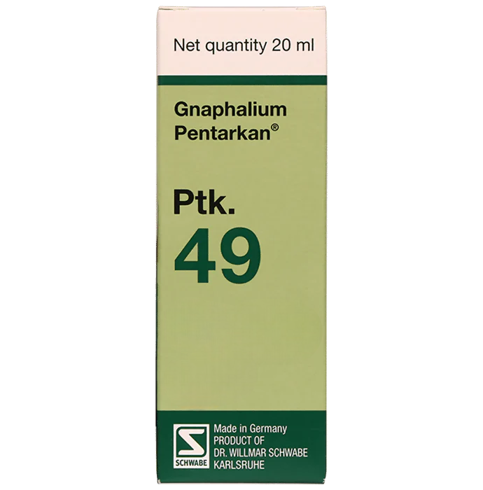 Dr. Willmar Schwabe Germany Gnaphalium Pentarkan Ptk. 49 Drops