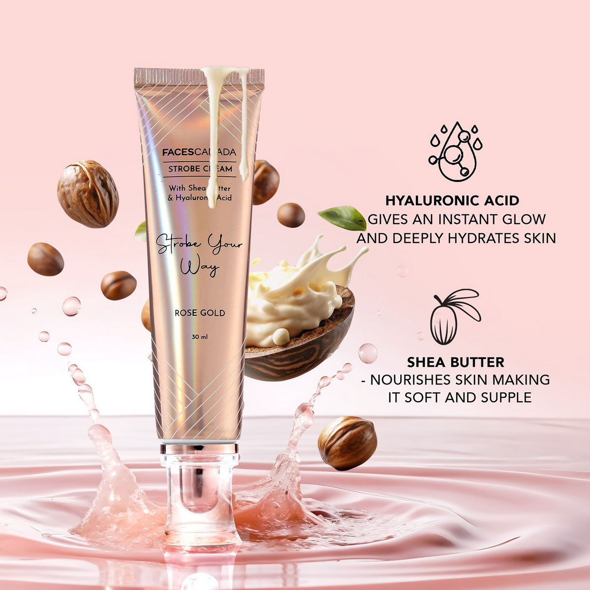 Faces Canada Strobe Cream - Gold