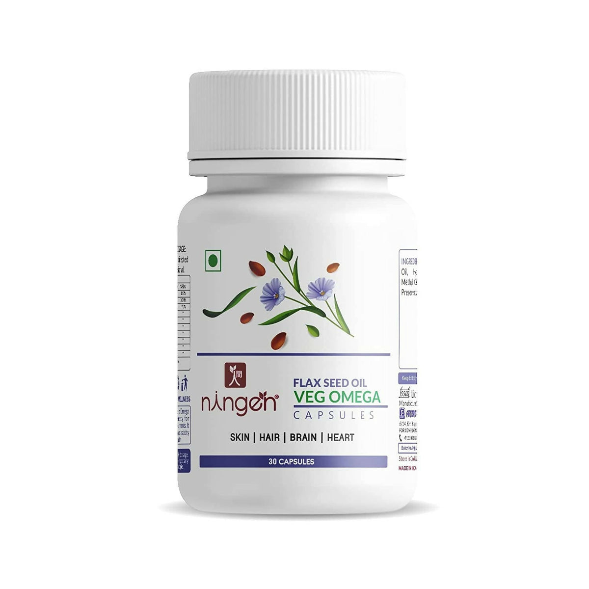 Ningen Flax Seed Oil Capsules