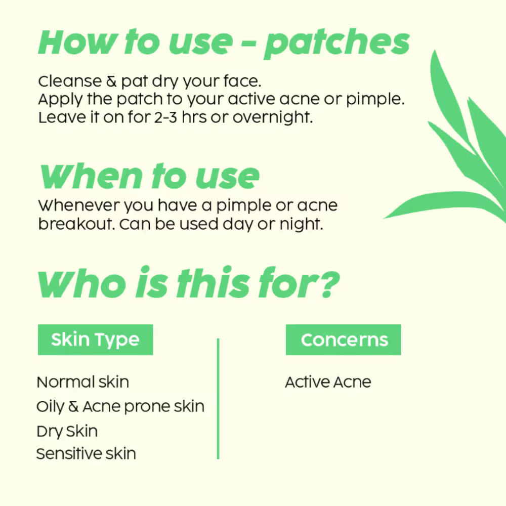 PLIX The Plant Fix Salicylic Acid Acne Patch