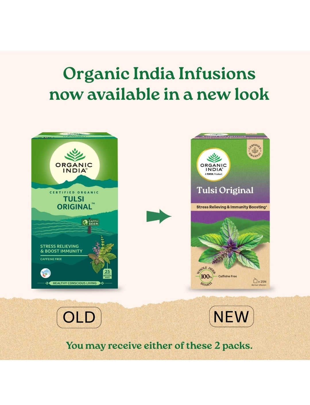 Organic India Tulsi Original 25 Tea Bags