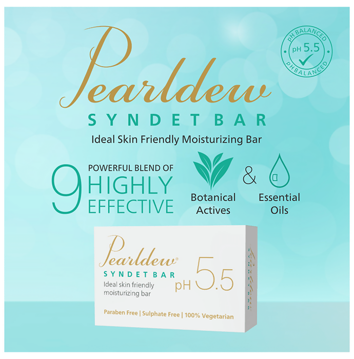 Pearldew PH 5.5 Syndet Bar