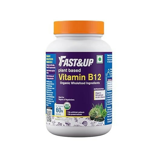 Fast&Up Plant Based B12 Tablets With Natural Methylcobalamin