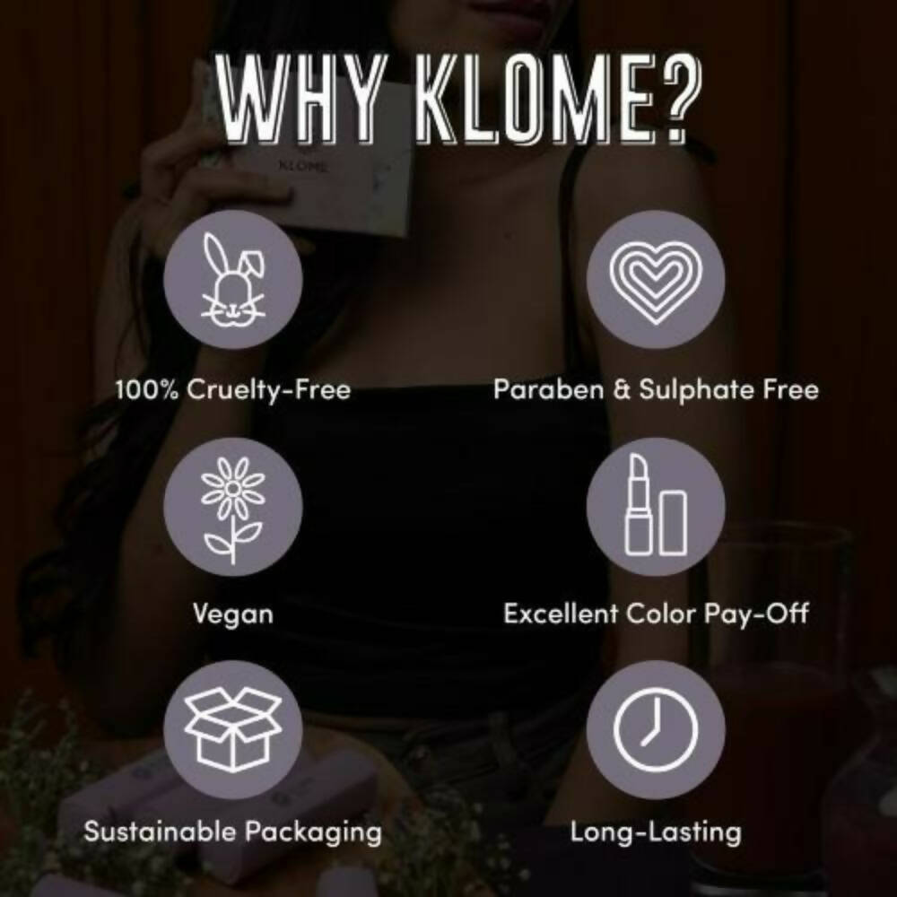 Klome Essentials Vegan Lipstick-Mini Cinnamon (Pale brown)