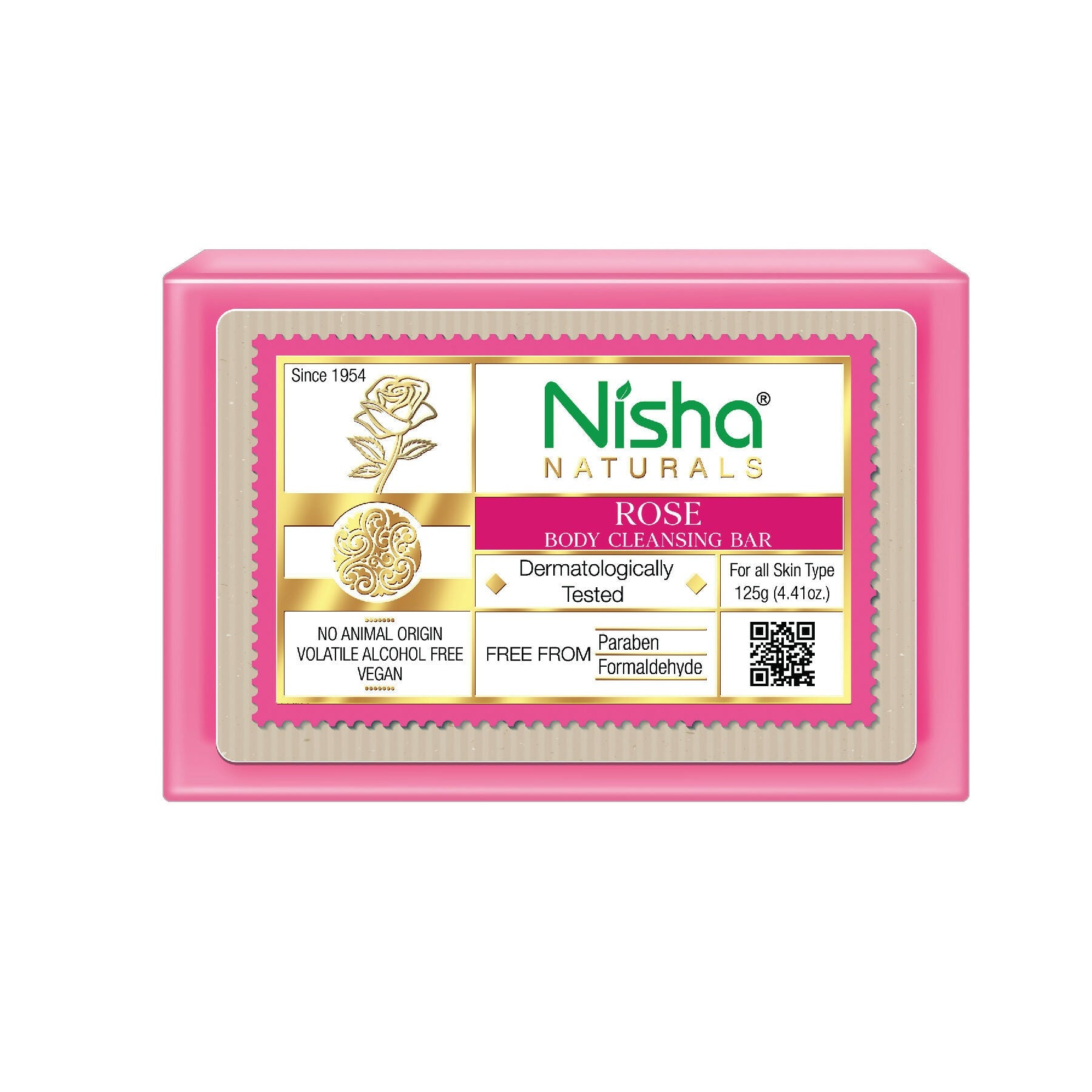 Nisha Rose Body Cleansing Soap Bar