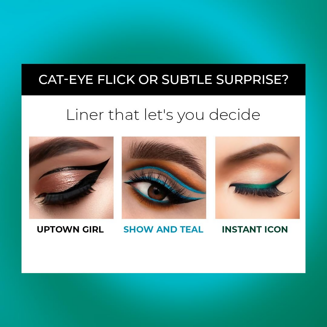 SOKU Eye Can See Intense Blue Liquid Eyeliner
