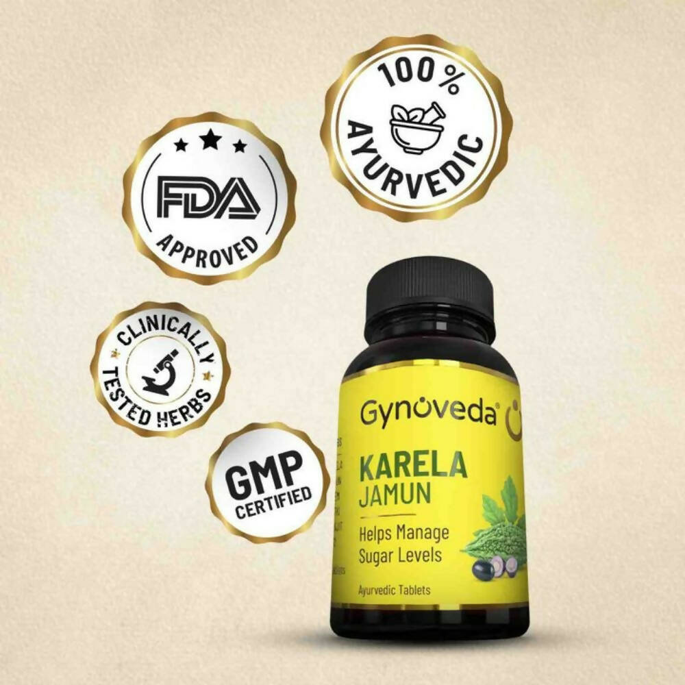 Gynoveda Karela Jamun Tablets