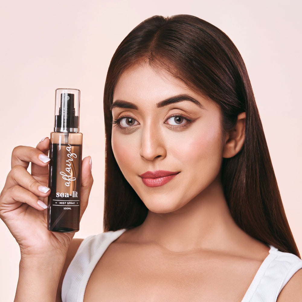 Aflairza Sea-lit Makeup Fixing Spray for Long-Lasting Hold, Sweat & Humidity Resistant
