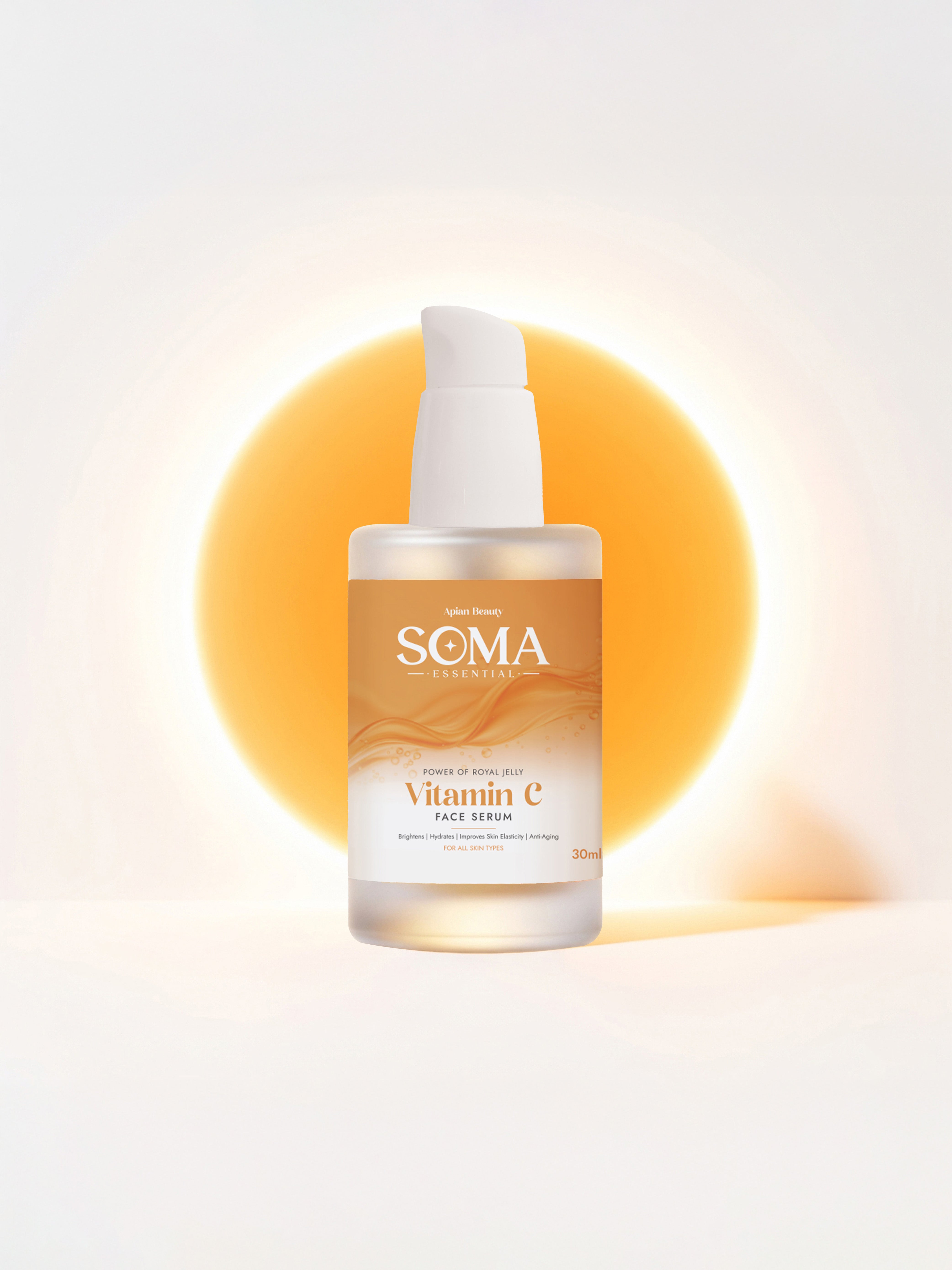 Soma Essential Royal Jelly Protein Glow Vitamin C Serum For Dull, Uneven & Tired Skin