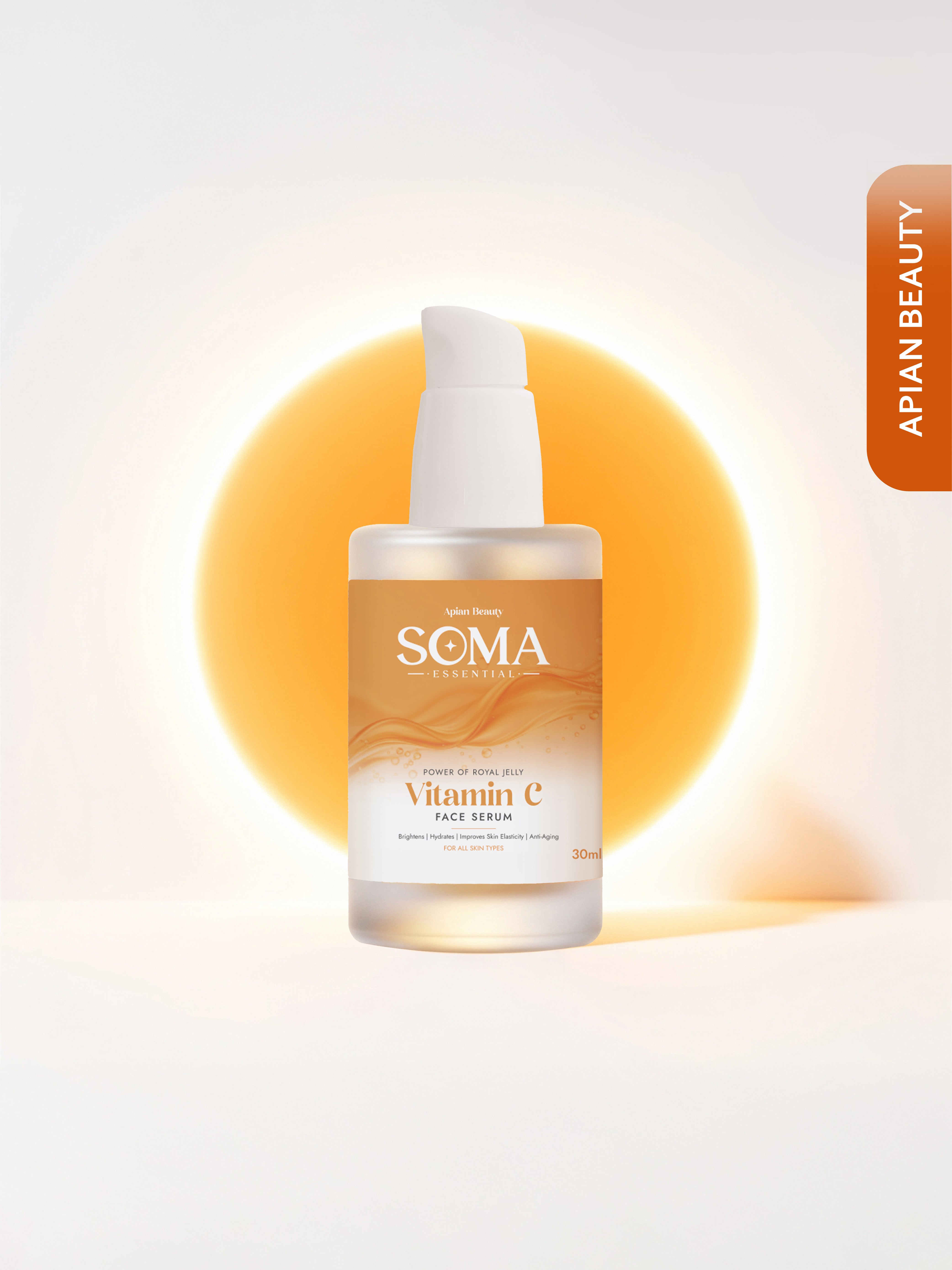 Soma Essential Royal Jelly Protein Glow Vitamin C Serum For Dull, Uneven & Tired Skin