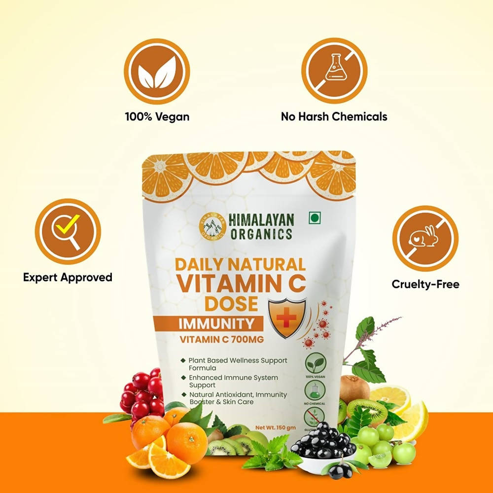Himalayan Organics Daily Natural Vitamin C Dose Immunity +