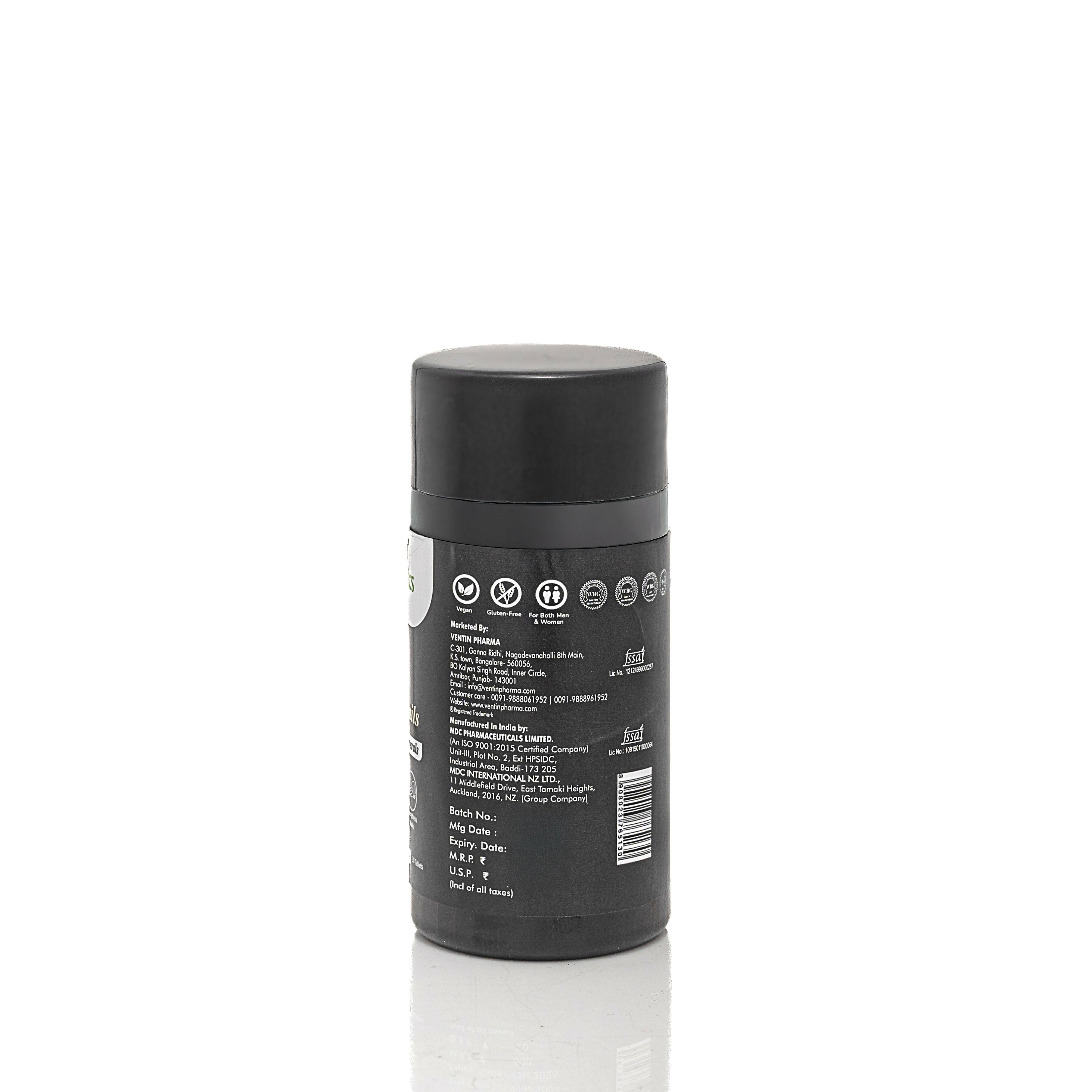 Ventin Organics Glossify Biotin Hair, Skin & Nails Tablets