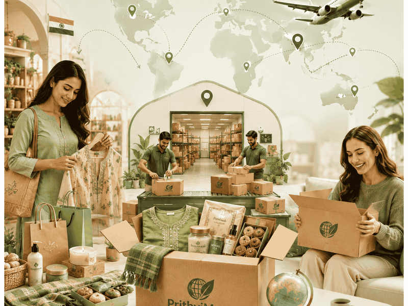 Shop in India & Ship Worldwide
