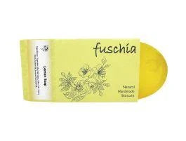 Fuschia - Lemon Natural Handmade Glycerine Soap, 100% Vegan and Cruelty Free