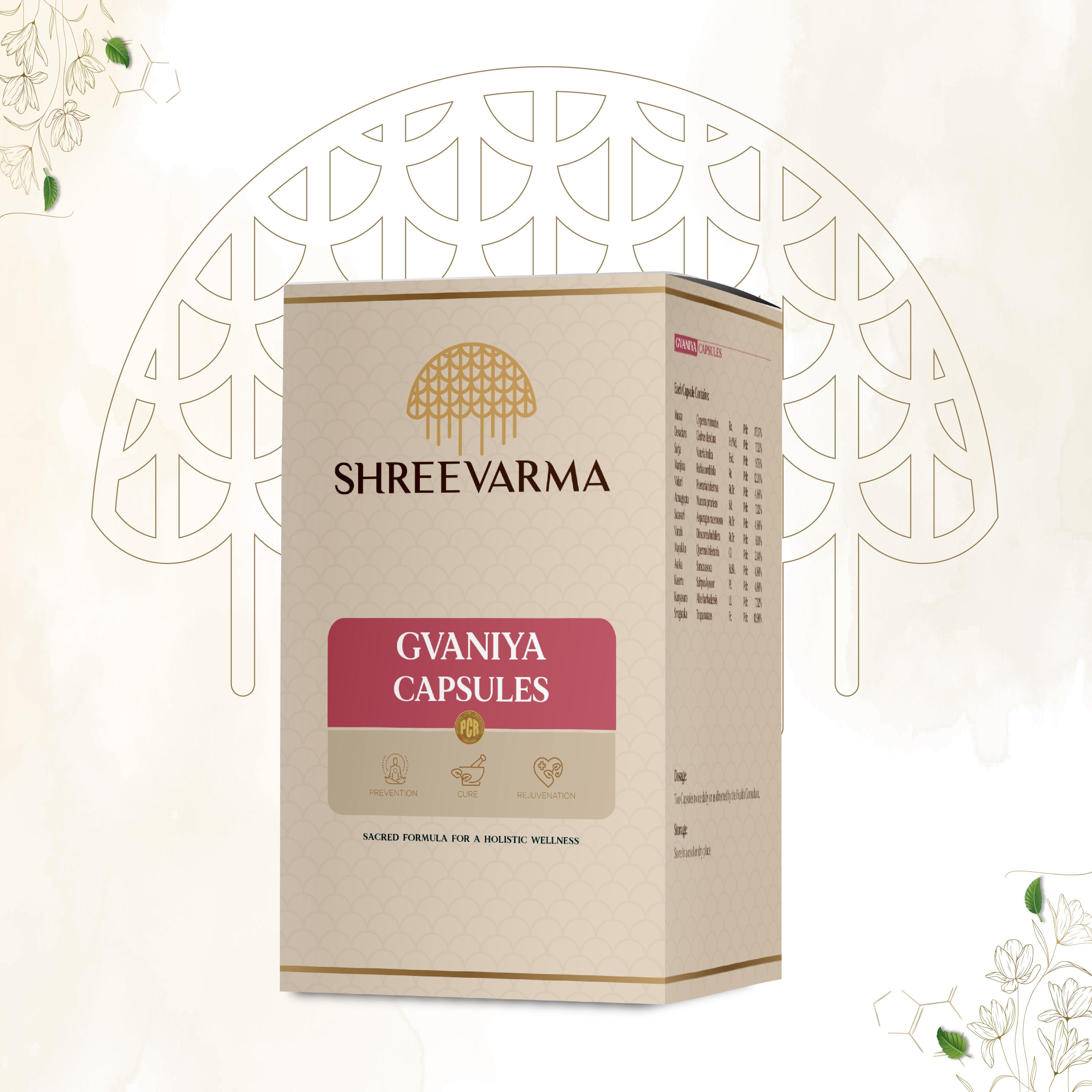 Shreevarma Gvaniya Capsules Men & Women Wellness
