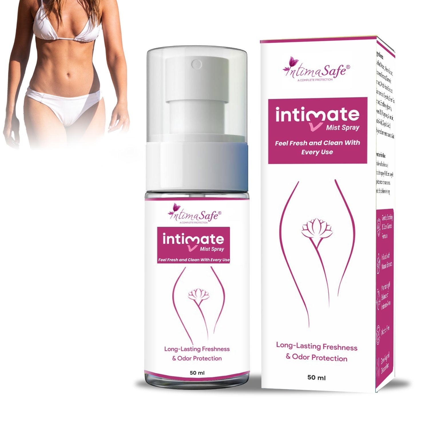 Samisha Intimate Mist Spray For Odour Protection For Women